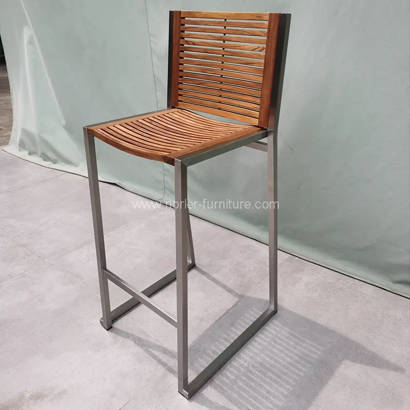 Bakit Dapat Mong Piliin ang Modern Outdoor Stainless Steel Teak Frame Bar Chair para sa Iyong Patio Bakit Dapat Mong Piliin ang Modern Outdoor Stainless Steel Teak Frame Bar Chair para sa Iyong Patio