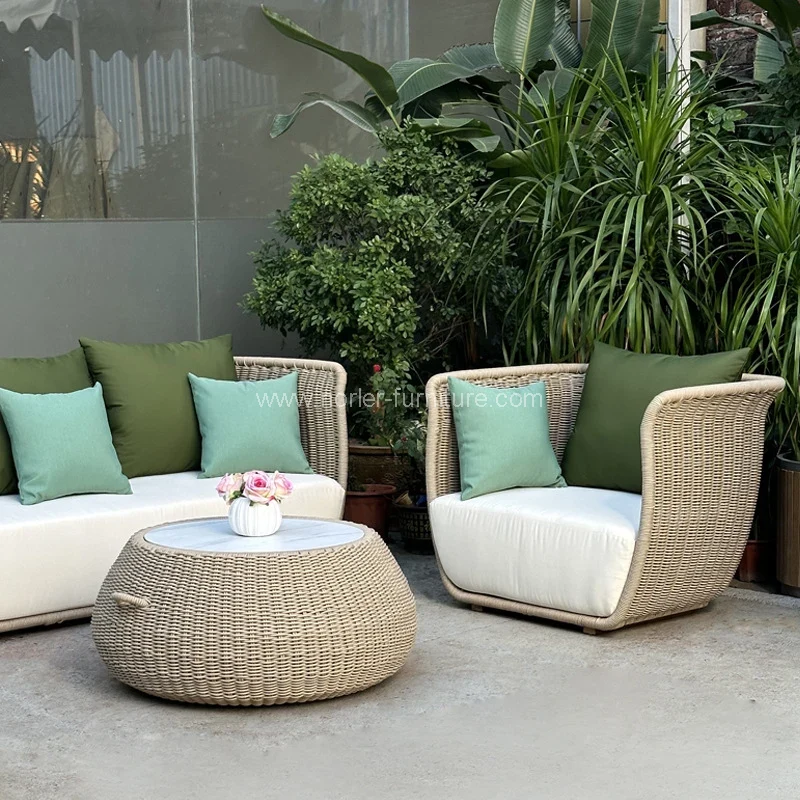Outdoor Patio Furniture Garden Set Rope Sofa: Kung saan Natutugunan ng Modernong Disenyo ang All-Weather Durability Outdoor Patio Furniture Garden Set Rope Sofa: Kung saan Natutugunan ng Modernong Disenyo ang All-Weather Durability
