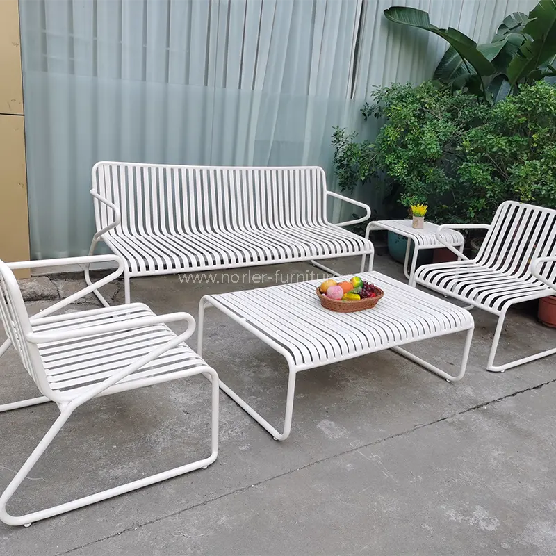 Matibay na Rust-Proof Lahat ng aluminyo frame panlabas na sofa