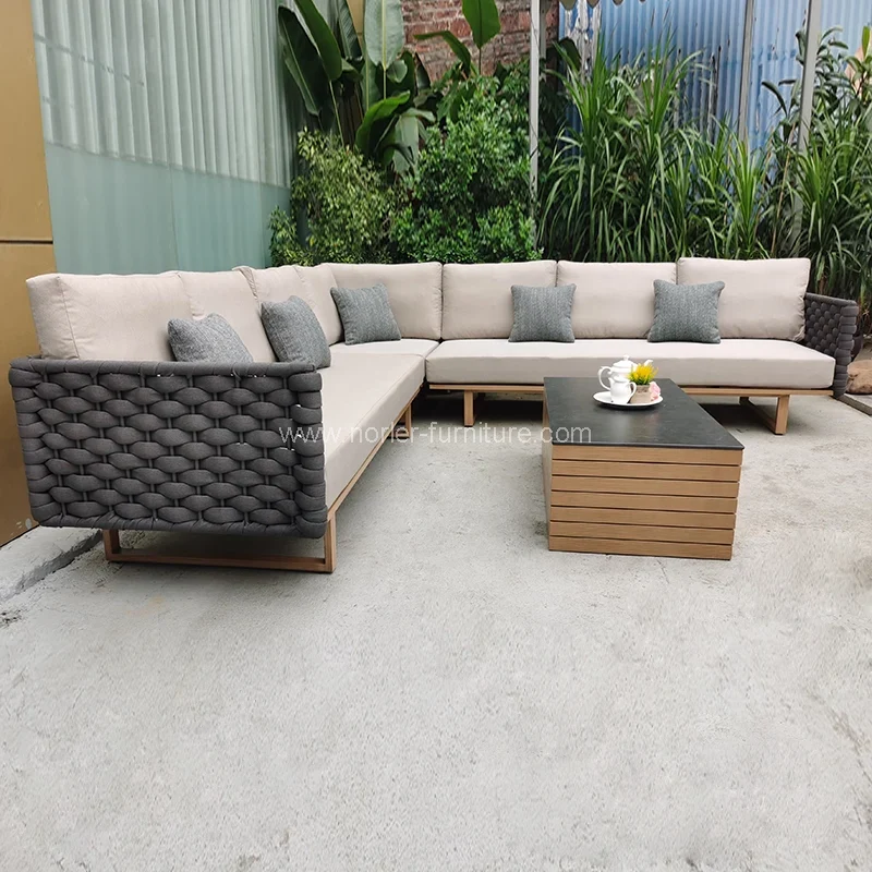 Quolity Outdoor Patio Rope Sofa Gawing sa China