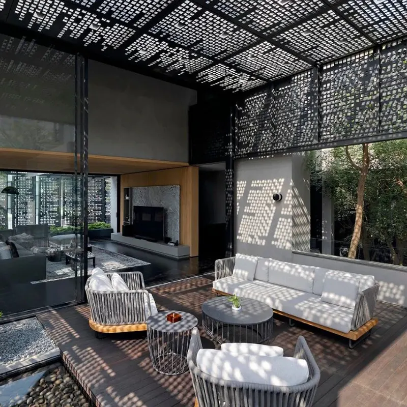 Ang Villa High-End Customized Outdoor Furniture Project ay matagumpay na naihatid