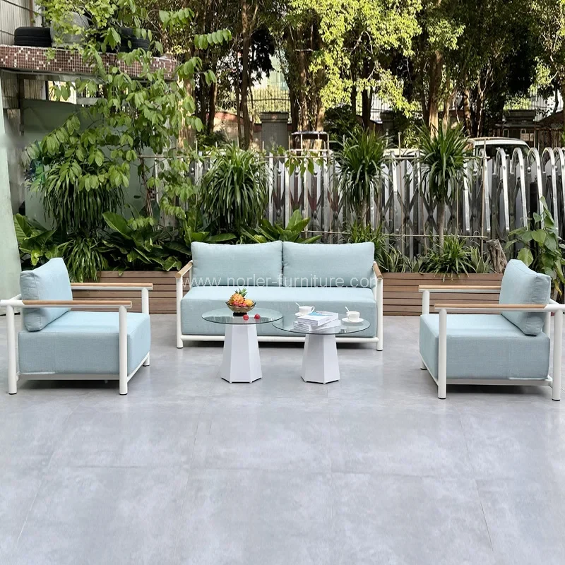 Kapal ng aluminyo frame sofa set